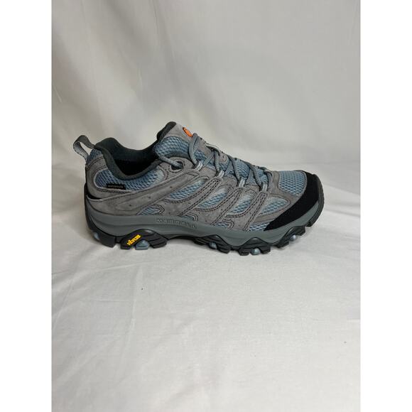 Merrell Women's Low-Cut Moab 3 WP Trail Hiking Shoes J036332 Granite Women's 7 - Picture 2 of 9